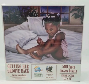 Getting Her Groove Back 500 pcs SunsOut Puzzle 57832 Aaron Hicks Sealed - Picture 1 of 8
