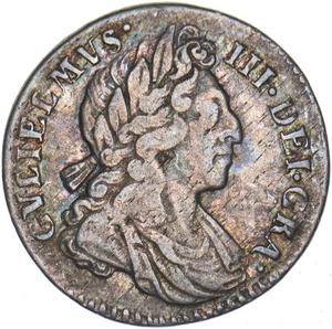 1701 Maundy Fourpence - William III British Silver Coin - Nice - Picture 1 of 2