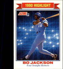 1991 Score Baseball Card #420 Bo Jackson HL