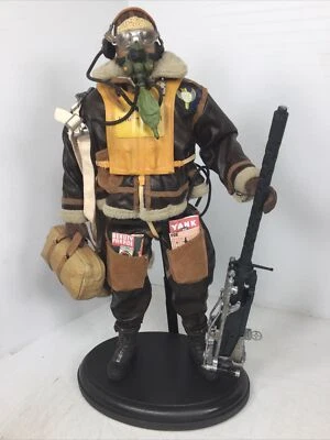 1/6 21ST CENTURY US B-17 8TH AIR FORCE WAIST GUNNER .50 CAL DRAGON BBI DID WW2 - Image 1 of 4