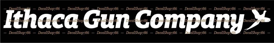 Ithaca Gun Company - Outdoor/Hunting Sports - Vinyl Die-Cut Peel N' Stick Decals