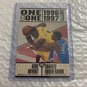 Kobe Bryant One On One VS Shareef Abdour-Rahim 1996-1997 Upper deck 1996 - Picture 1 of 5