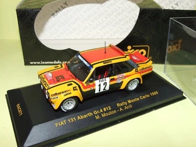 FIAT 131 N°12 RALLYE MONTE CARLO 1980 MOUTON IXO RAC071 1:43 7ème - Photo 1/2