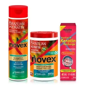 NOVEX KERATIN BRASILIANISCHES HAARBEHANDLUNGSSET - Bild 1 von 8
