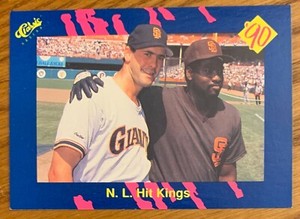 WILL CLARK / TONY GWYNN, 1990 CLASSIC CARD, BASEBALL LEGENDS ! AWESOME !