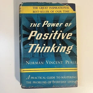 Norman Vincent Peale The Power of Positive Thinking 1952 BCE w/ Jacket - Foto 1 di 7