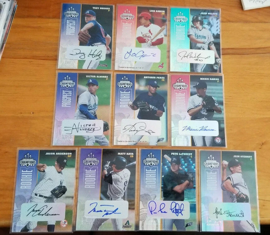 2003 Donruss Champions Autographs You Pick Choice RC Prospect auto /500 or less - Image 1 of 1