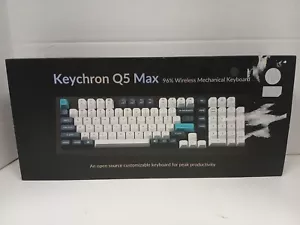 Keychron Q5 Max 96% Wireless Mechanical Keyboard, Blue - Picture 1 of 6