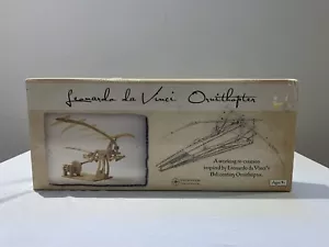 Leonardo Da Vinci Ornithopter Wooden Construction Model Kit - Picture 1 of 2