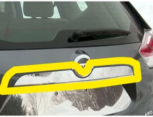 Stainless Steel ABOVE License Plate Bar Accent 1 Pc For 2014-2020 Nissan Rogue - Picture 1 of 5