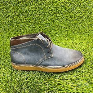 Johnston & Murphy Wallace Mens Size 9.5M Blue Casual Ankle Chukka Boots 25-2817