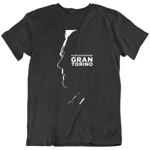 Clinton Eastwood, Face Vector, Gran Torino, Movie Car Funny Shirt Tee Gift New - Picture 1 of 7