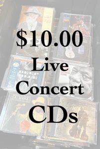 $10.00 Live / Concert CDs - Acceptable to Like New - Buy 4+ @50% Off - Minooka - Foto 1 di 1