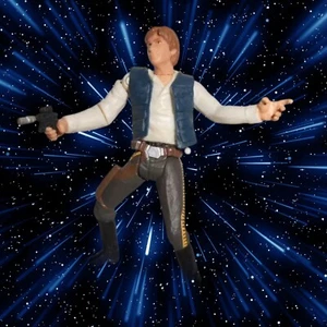 Star Wars 2002 Return Of The Jedi Han Solo Endor Raid Action Figure ~ Hasbro - Picture 1 of 5