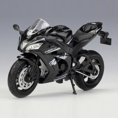 1/18 Kawasaki Ninja ZX10-RR Motorcycle Model Diecast Toy Vehicle for Kids Boys - Image 1 of 4