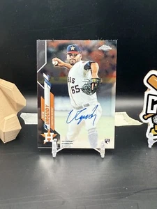 Jose Urquidy 2020 Topps Chrome Rookie Auto Astros (NURR) - Picture 1 of 2