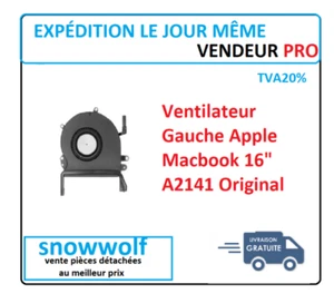 Apple MacBook Pro 16" A2141 (2019) - Ventilateur (Gauche) - Afbeelding 1 van 1