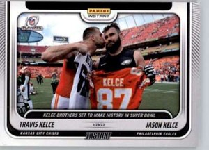 2022 Panini Instant #218 Travis Kelce/Jason Kelce Kansas City Chiefs/Philadelphi