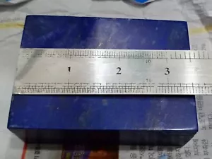 Caja de joyería suelta de 298 gramos de lapislázuli natural hecha a mano de Pakistán - Imagen 1 de 12