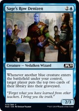 x4 Sage's Row Denizen Core Set 2020 Near Mint, English - MTG