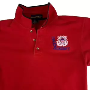 Polo vintage US Coast Guard adulto media USCG stile nautico militare OG - Foto 1 di 9