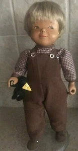 Beckett Originals Holz JERRY Puppe von Bob Beckett 1.12.1981 mit Abt. 46 Bär Pin - Bild 1 von 10