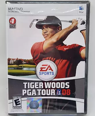 NEW TIGER WOODS PGA TOUR 08 SEALED MAC OS X 10 DVD-ROM APPLE MACINTOSH GOLF 2007 - Image 1 of 4
