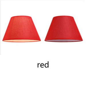 Linen Textured Fabric Lamp Shade Drum Table Ceiling Lampshade Light Cover - Picture 1 of 20