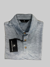 Hart Schaffner Marx Men’s Polo Shirt Polyester Sky Blue size L