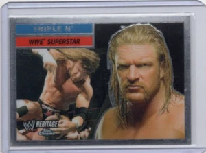 TRIPLE H WWE 2006 Topps Cromo Heritage Base Set #28 Tarjeta B - Imagen 1 de 2