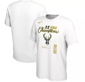 Camiseta Milwaukee Bucks Hombre Nike 2021 Campeón de las Finales de la NBA Vestuario XL - Imagen 1 de 4