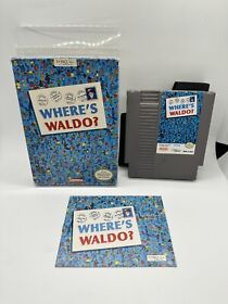 Where's Waldo Nintendo 1991 NES THQ CIB Complete Rare Nice!