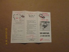 COHL Detroit Falcons Vintage Defunct Circa 1994-95 Season Ticket Brochure