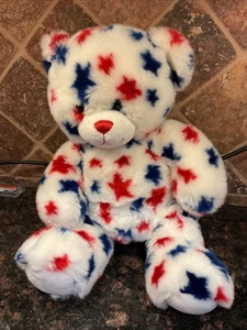 Build-A-Bear rot, weiß & blau Stern patriotischer Bär 4. Juli! - Bild 1 von 4