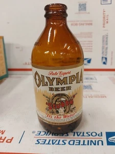 Vintage Olympia Bier braun Stubby 11 Oz Flasche LEER Breweriana - Bild 1 von 5