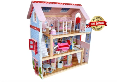 Casa de Juego para Muñecas Barbie para Niñas 4 Levels 16 pieces 4 rooms 28" Foto 1 de 4