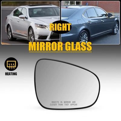 Espejo retrovisor lateral de pasajero de vidrio con calefacción para Lexus LS460 13-17 GA-LE2102 87961-76020 Foto 1 de 4