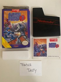 Nintendo NES Capcom - Mega Man 3 Box & Manual Only - NO GAME CARTRIDGE INCLUDED