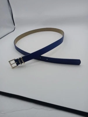 Vintage Talbots Genuine Leather Belt Blue Medium  - Image 1 of 4