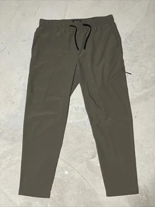 FLX Herren Gr. M Premium Sport Jogginghose Grün Stretch Hose Kordelzug - Bild 1 von 13