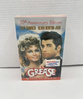 Grease VHS 20th Anniversary Edition Widescreen Bonus CD & Script (FREE SHIPPING) — 第 1/4 张图片