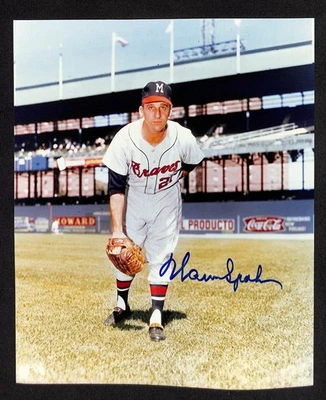 Warren Spahn - Signed 8x10 Photograph JSA COA/LOA - Braves #21 HOF - Image 1 of 4