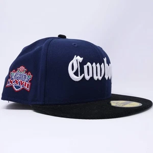 NWT 1/2 Navy Dallas Cowboys NFL 59fifty New Era Fitted Hat Cap - Picture 1 of 6