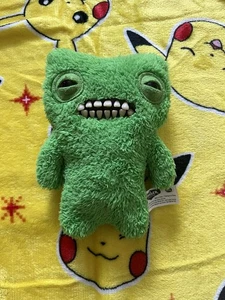 Fuggler Munch Munch Green Funny Ugly Monster Soft Toy Plush Retired - Picture 1 of 1
