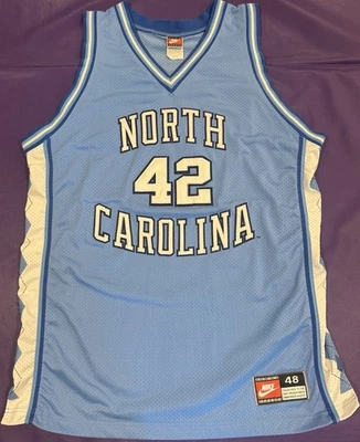 Authentic Jerry Stackhouse #42 North Carolina Tar Heels Team Nike Jersey 44 - Image 1 of 4