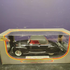Signature Models 2003.  1939 Lincoln Zephyr NIB Black W Red Interior - Picture 1 of 7