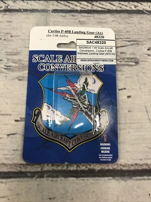 SAC48320 1:48 Scale Aircraft Conversions Warhawk Landing Gear (AFX kit) P-40B - Image 1 of 4