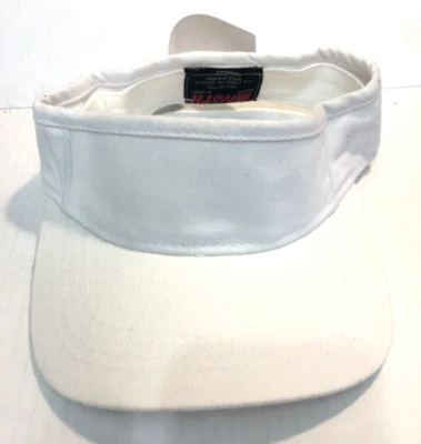 Visera Talla Mediana Ultra Fit de Kee & Ed: Blanca Nueva Con Etiquetas Foto 1 de 4