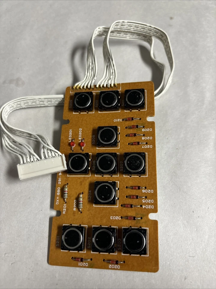 Roland DG DXY-880 X-Y Plotter Button Controller Board @MB123 - Image 1 of 1