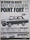 Publicit De Presse 1964 Opel Kadette Coup Ou Break - Advertising